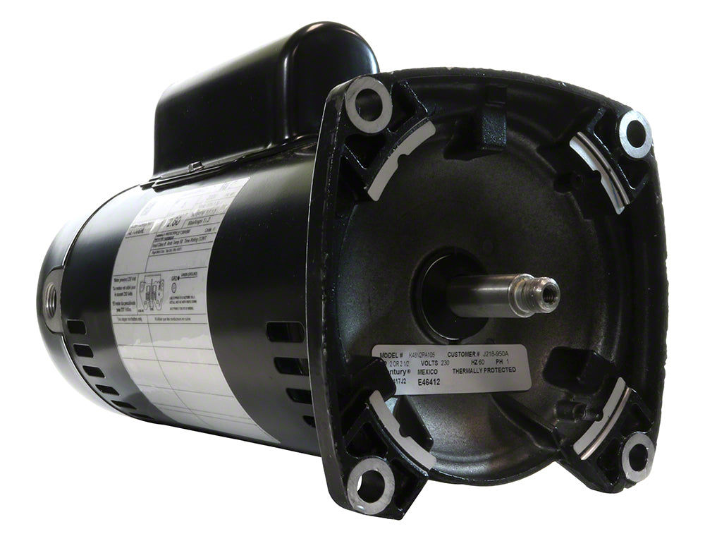 2 HP Pump Motor Square Flange 48Y - 1-Speed 1-Phase 230V Energy Efficient Full-Rated