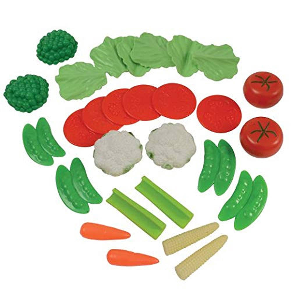 Deluxe Food Set (130 pieces) - Realistic Pretend Play Toy for Kids