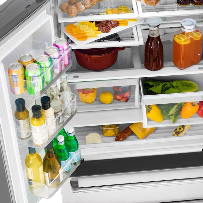 ZLINE 36 Autograph Edition 22.5 cu. ft French Door Refrigerator with Ice Maker