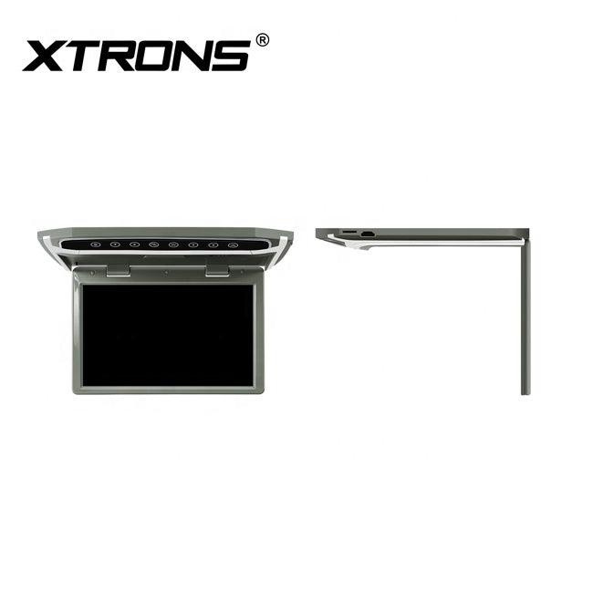 XTRONS 10.2 inch HD Screen Roof Mount Flip Down Monitor / Car Ceiling Mount Monitor Bus LCD TV