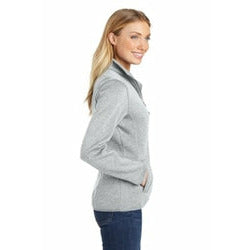 Port Authority® Ladies Sweater Fleece Jacket - Warm & Stylish