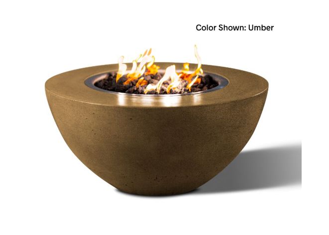 Round Fire Bowl Oasis 34 with Electronic Ignition - Free Cover [Slick Rock Concrete]