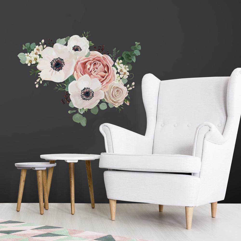 Fresh Floral Giant Peel and Stick Wall Decals by RoomMates