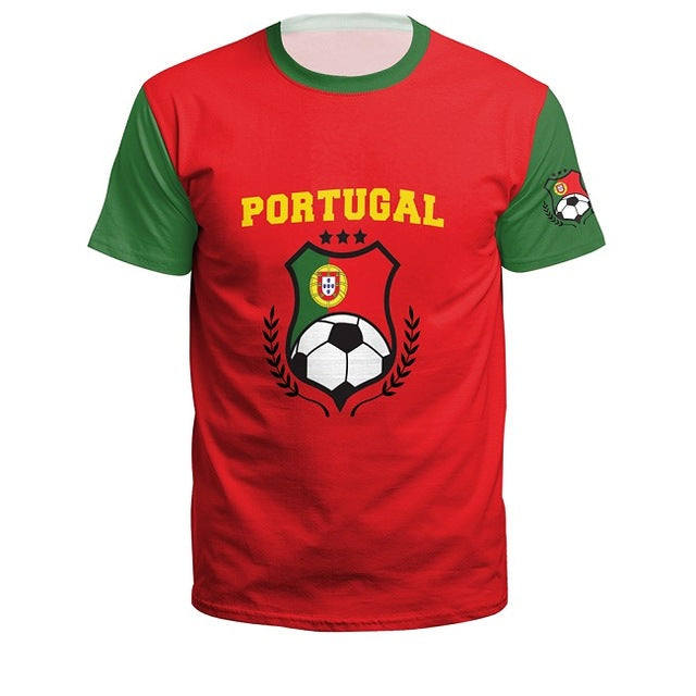 Summer Men/Women Croatia Football Jerseys 3D Printing Sport Tee Soccer Fitness Shirt