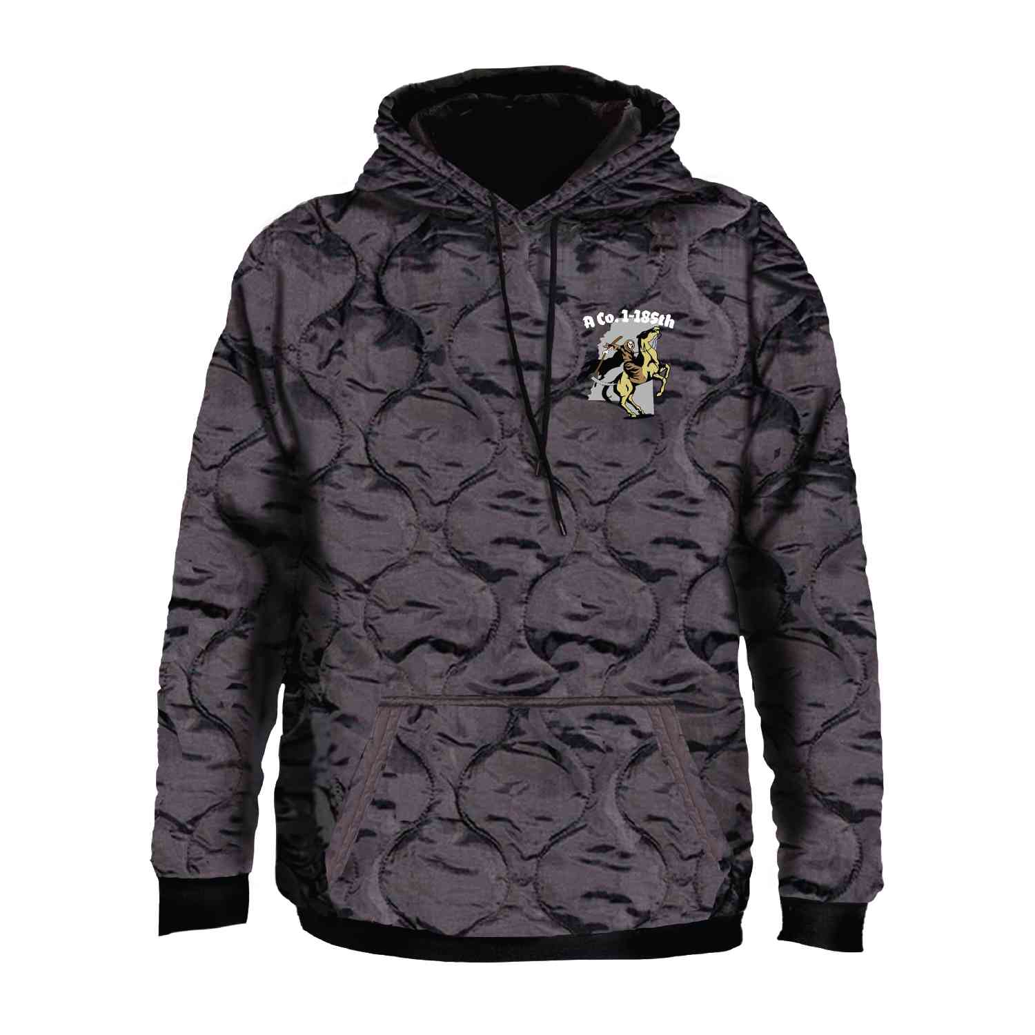 AHB Pale Horse Woobie Hoodie with Embroidery
