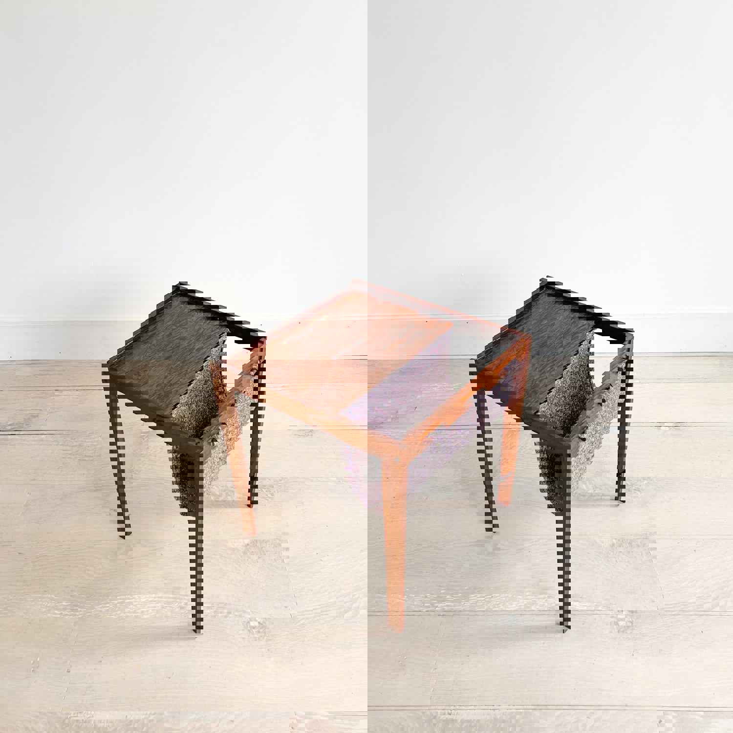 Bent Silberg’s Rosewood Magazine Holder - Mid Century Modern End Table