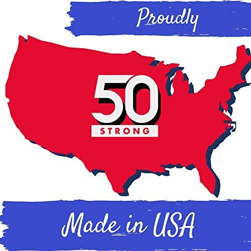 50 Strong Brand Jet Stream Sports Squeeze Water Bottle with One-Way Valve - Team Pack (Set of 6, 28 oz, Leak Proof, Made in USA)