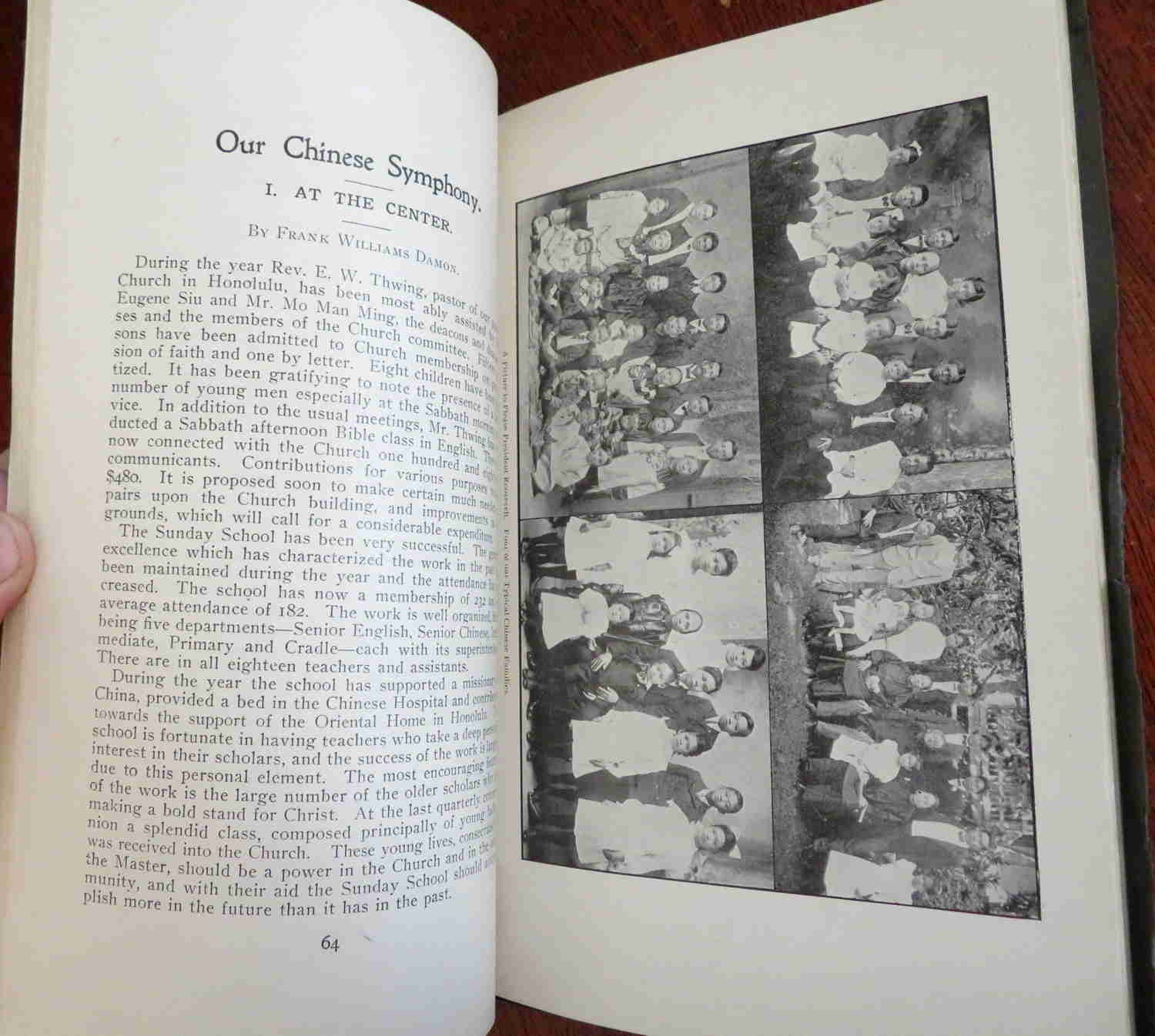 Hawaiian Evangelical Association 1907 Illustrated Report Mission Book with Photos