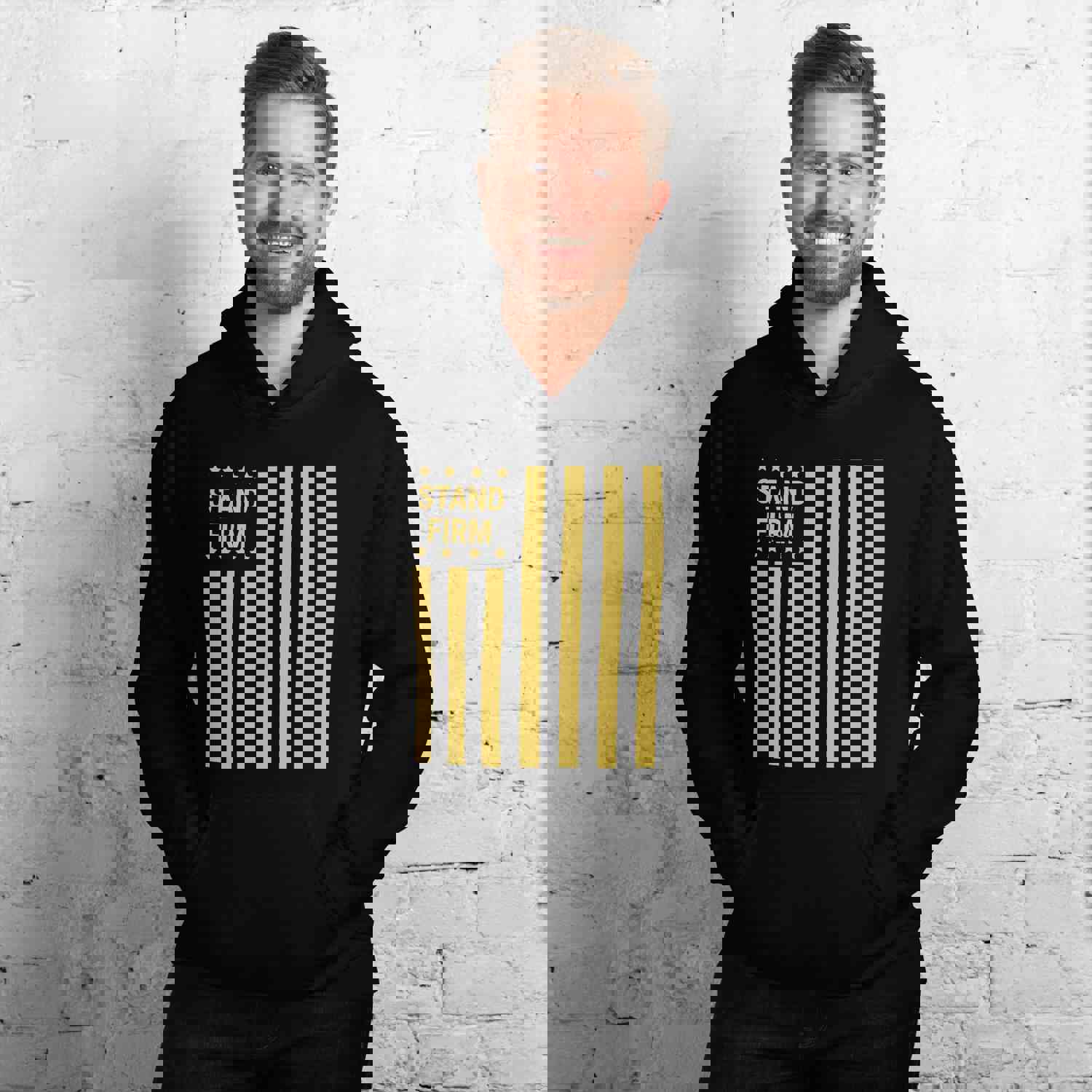 F&H Christian Stand Firm Men's Hoodie - Soft, Stylish & Comfortable