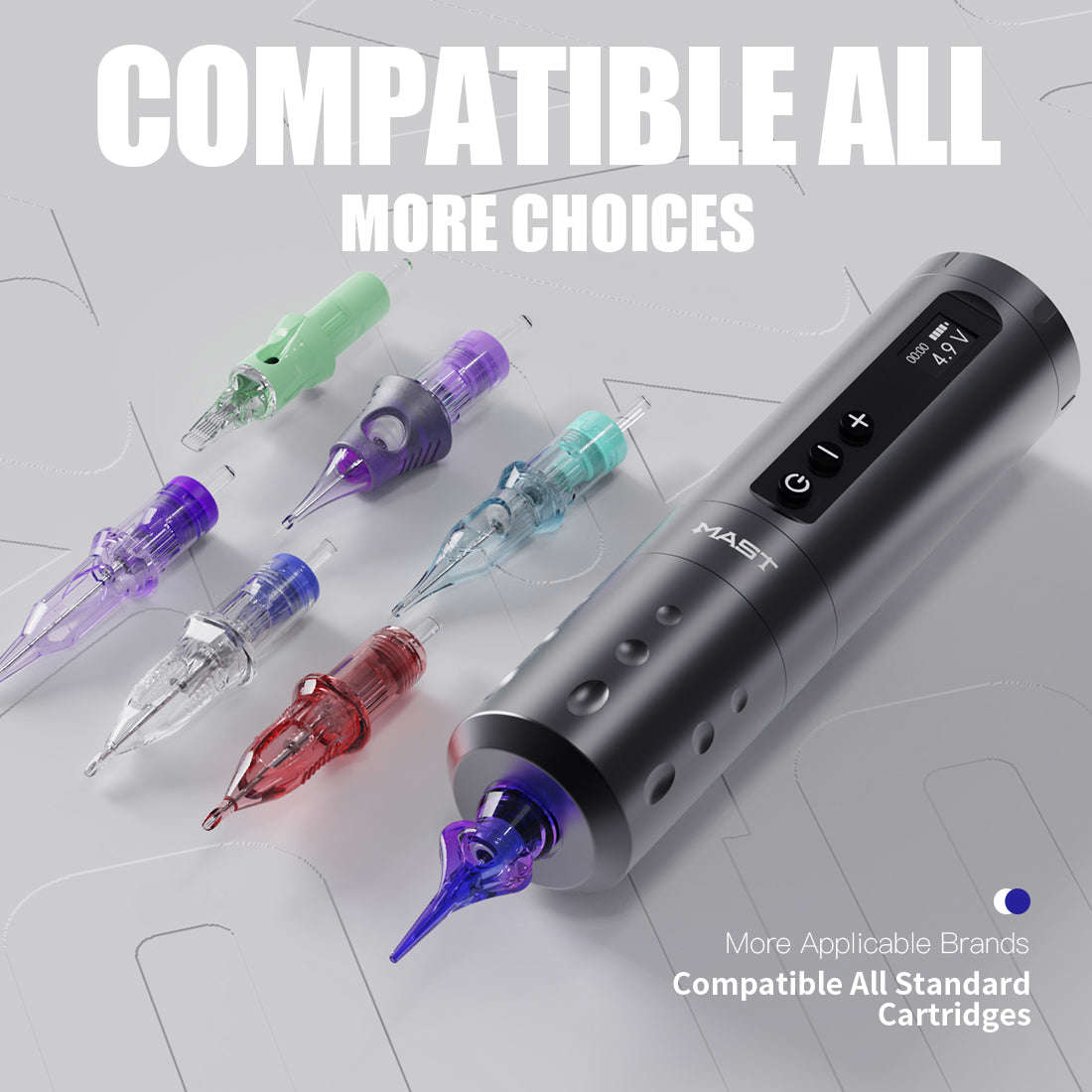 MAST A2 Wireless Tattoo Pen Machine Kit With 5000mAh Extra Large Battery Capacity