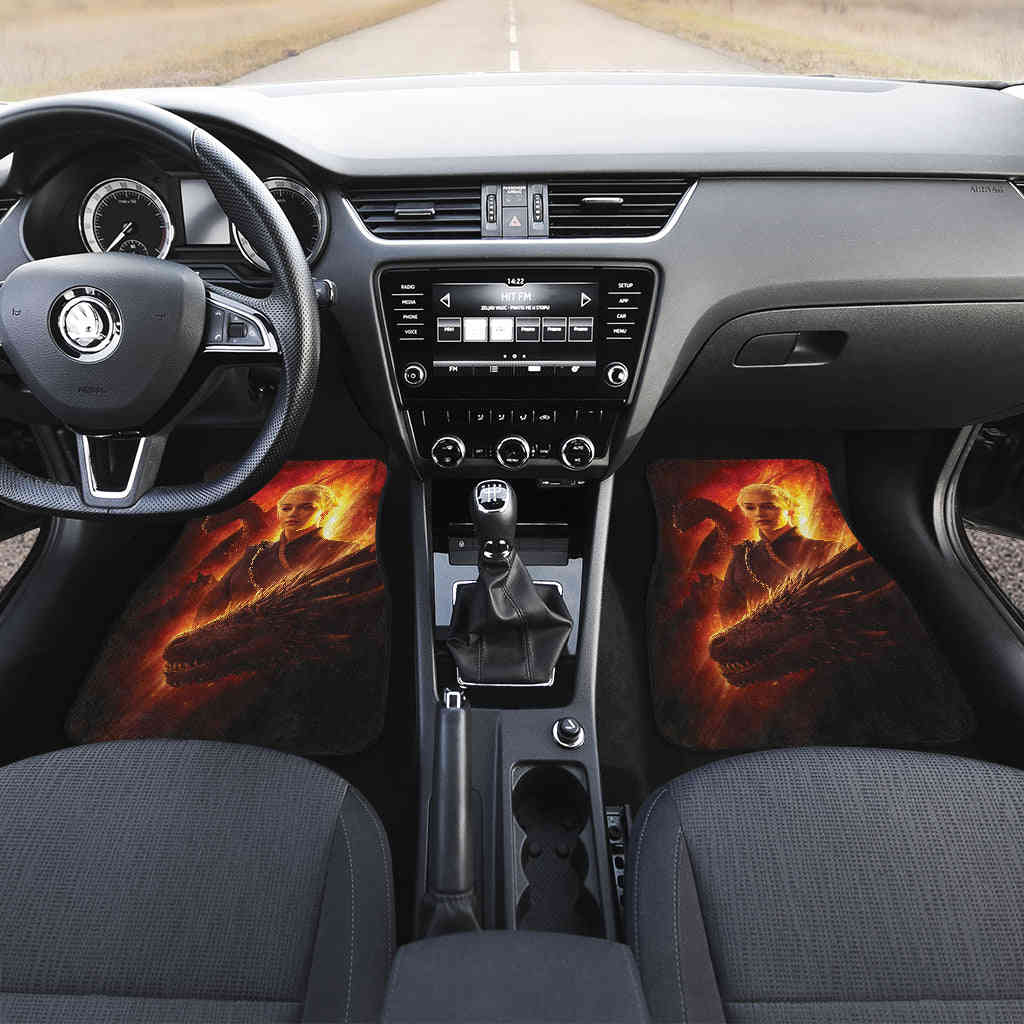 Daenerys Targaryen Car Floor Mats - Game Of Thrones Themed Car Accessories