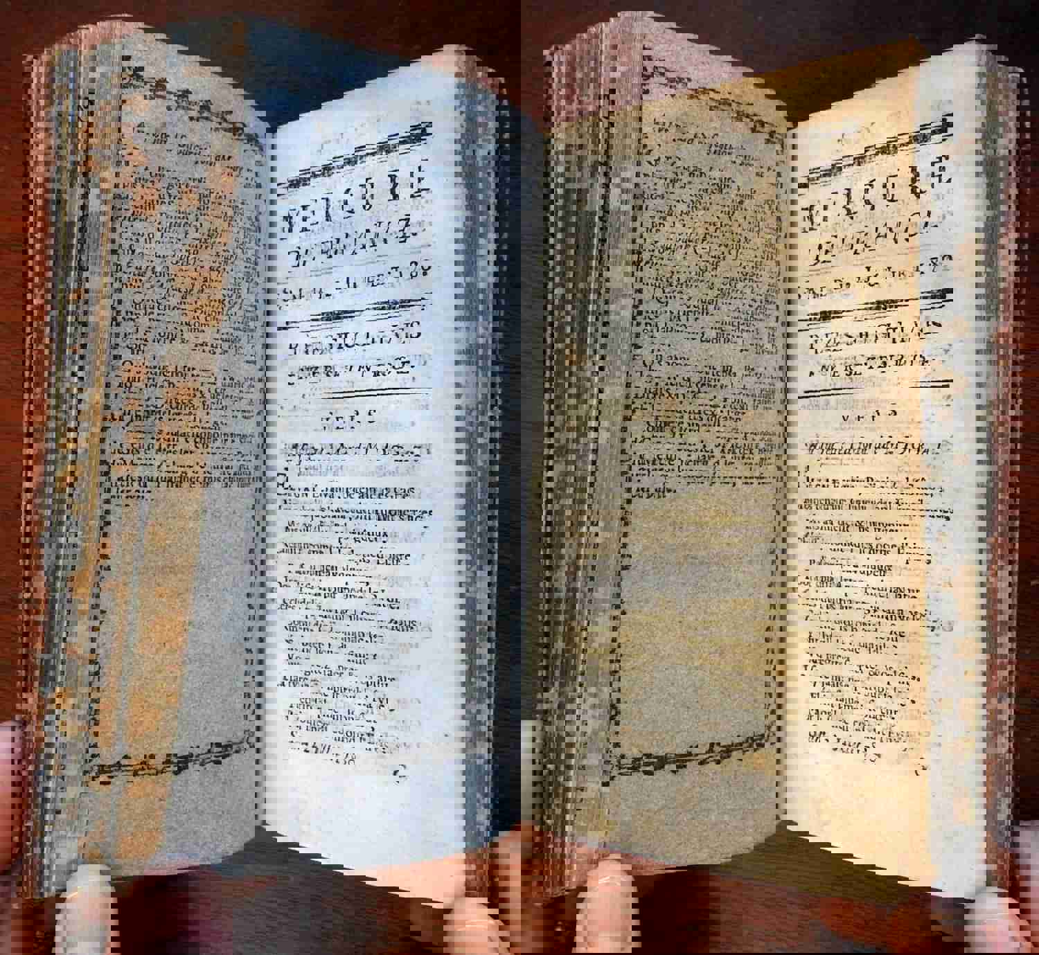 Mercure de France French 1780 American Revolution Political Events Book