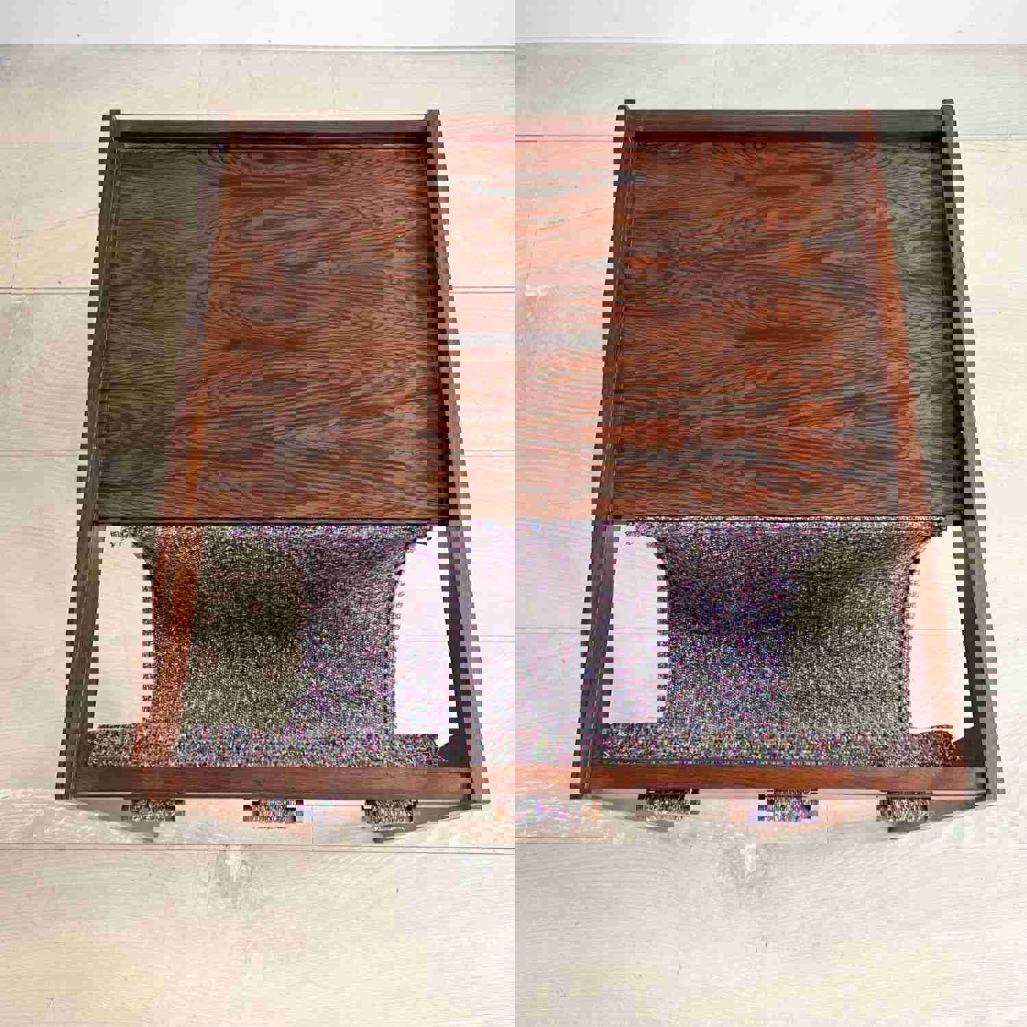 Bent Silberg’s Rosewood Magazine Holder - Mid Century Modern End Table
