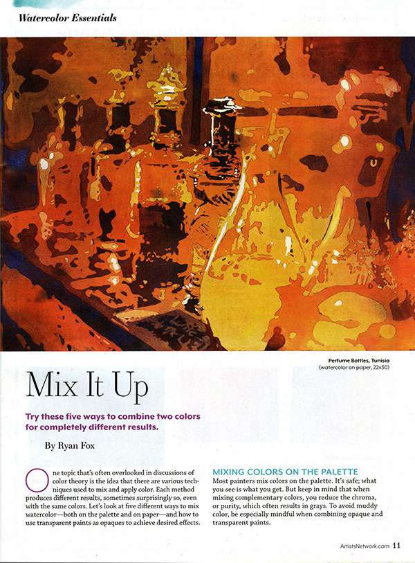 La Maison du Roi (Grand Museum) Brussels Night Illumination Watercolor Print