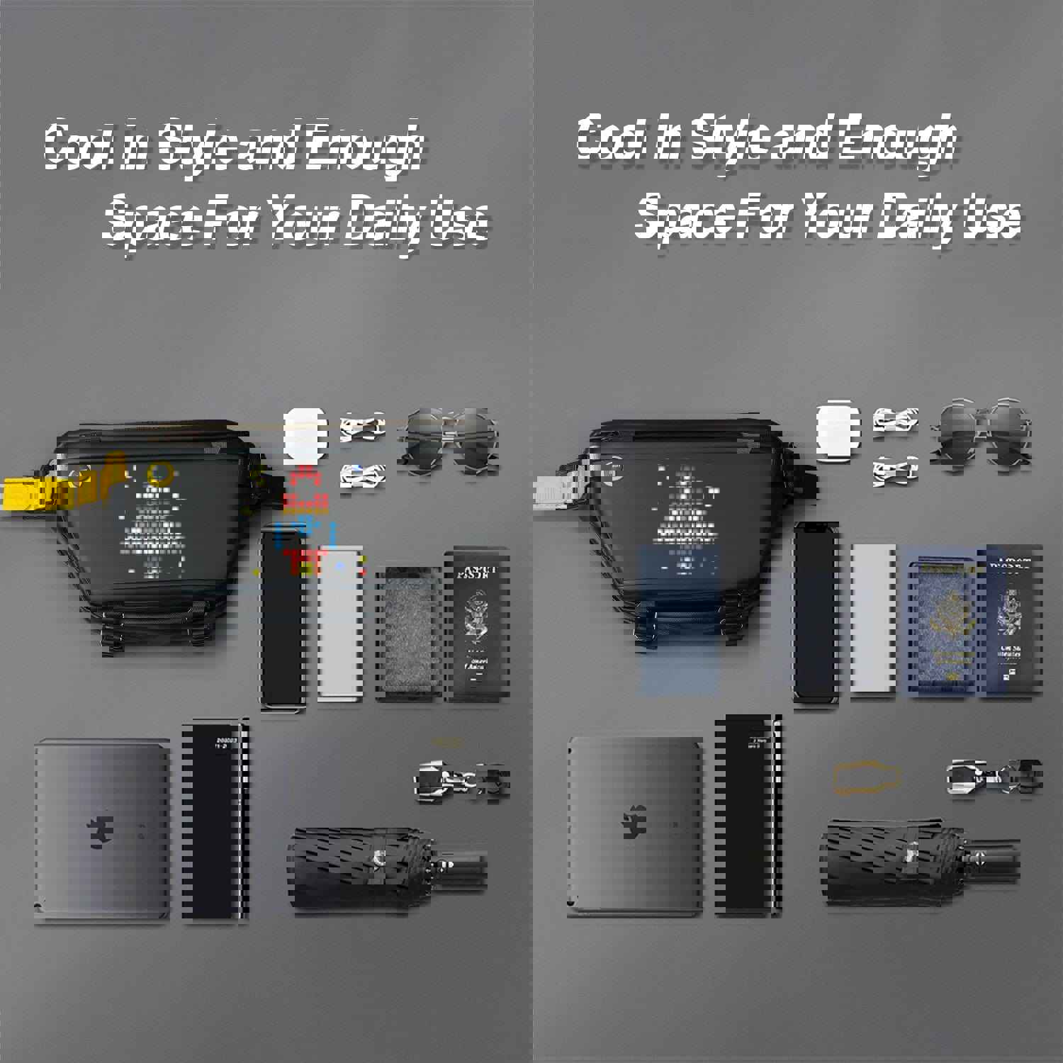 Divoom Pixel Sling Bag: Customizable Waterproof Fashion for Outdoor Adventures