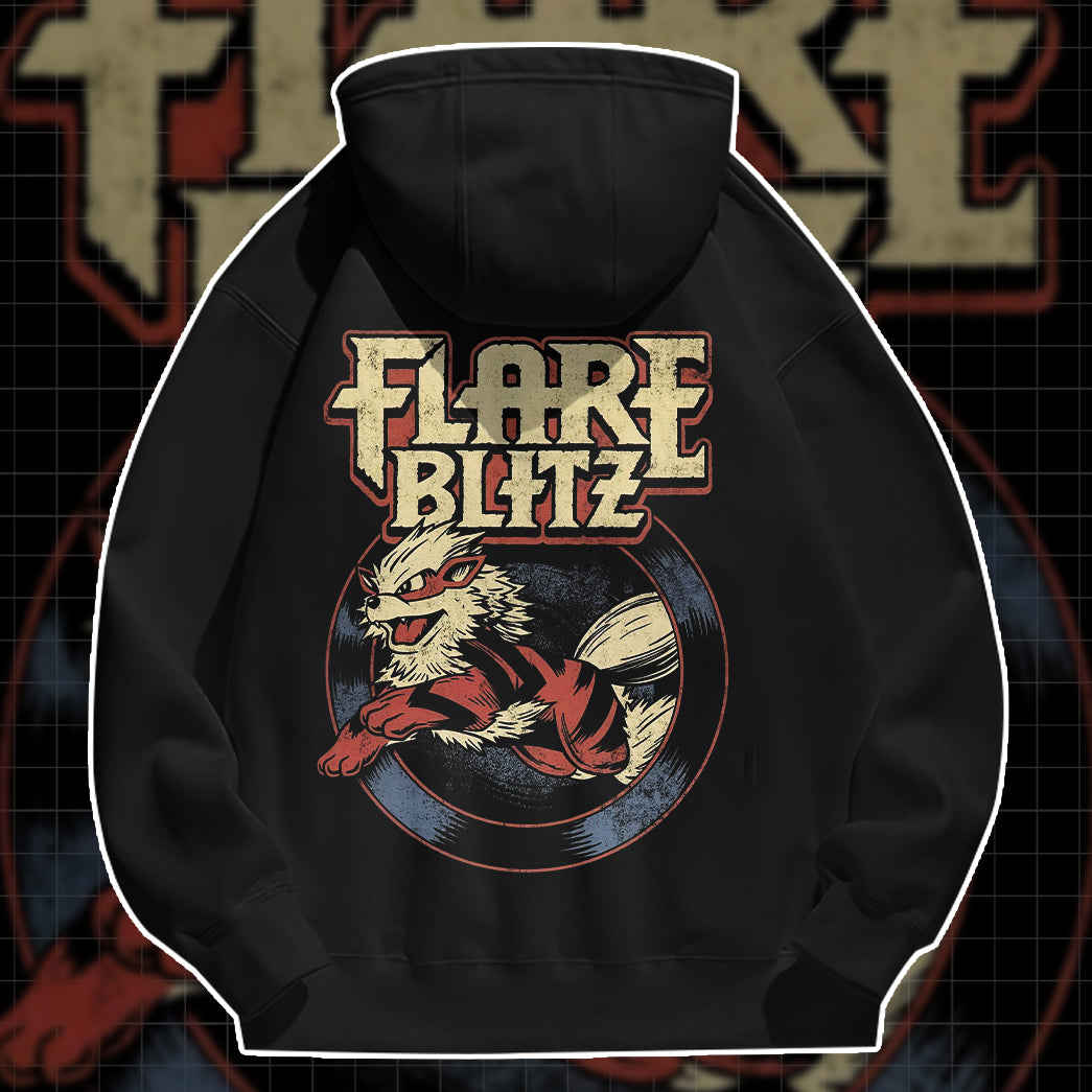 Flare Blitz Custom Graphic Cotton T-Shirt