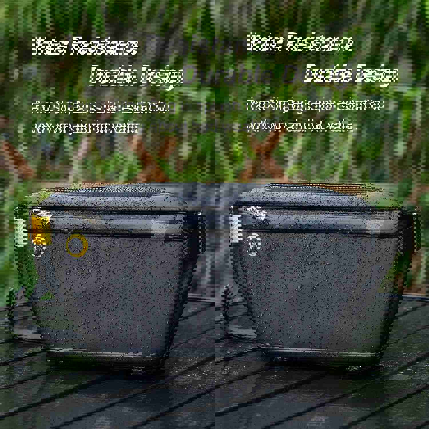 Divoom Pixel Sling Bag: Customizable Waterproof Fashion for Outdoor Adventures