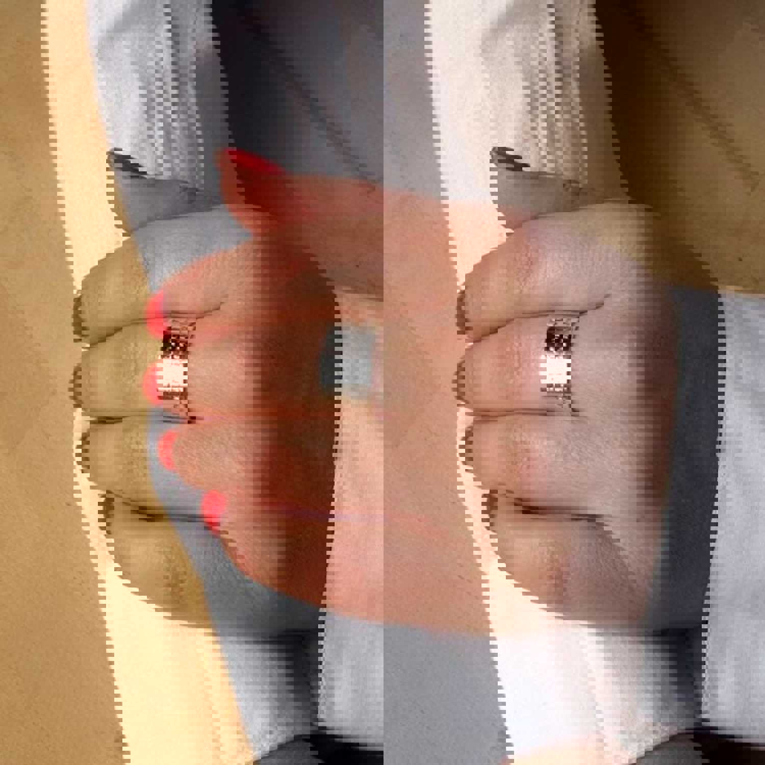 Ahavat Ring - Personalized Jewish Gift with Custom Engraving