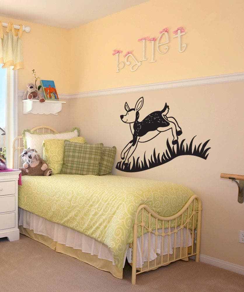 Vinyl Wall Decal Sticker Little Deer #OS_DC695 - Removable & Easy to Apply