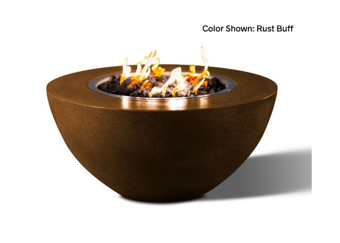 Round Fire Bowl Oasis 34 with Electronic Ignition - Free Cover [Slick Rock Concrete]