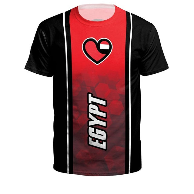 Summer Men/Women Croatia Football Jerseys 3D Printing Sport Tee Soccer Fitness Shirt