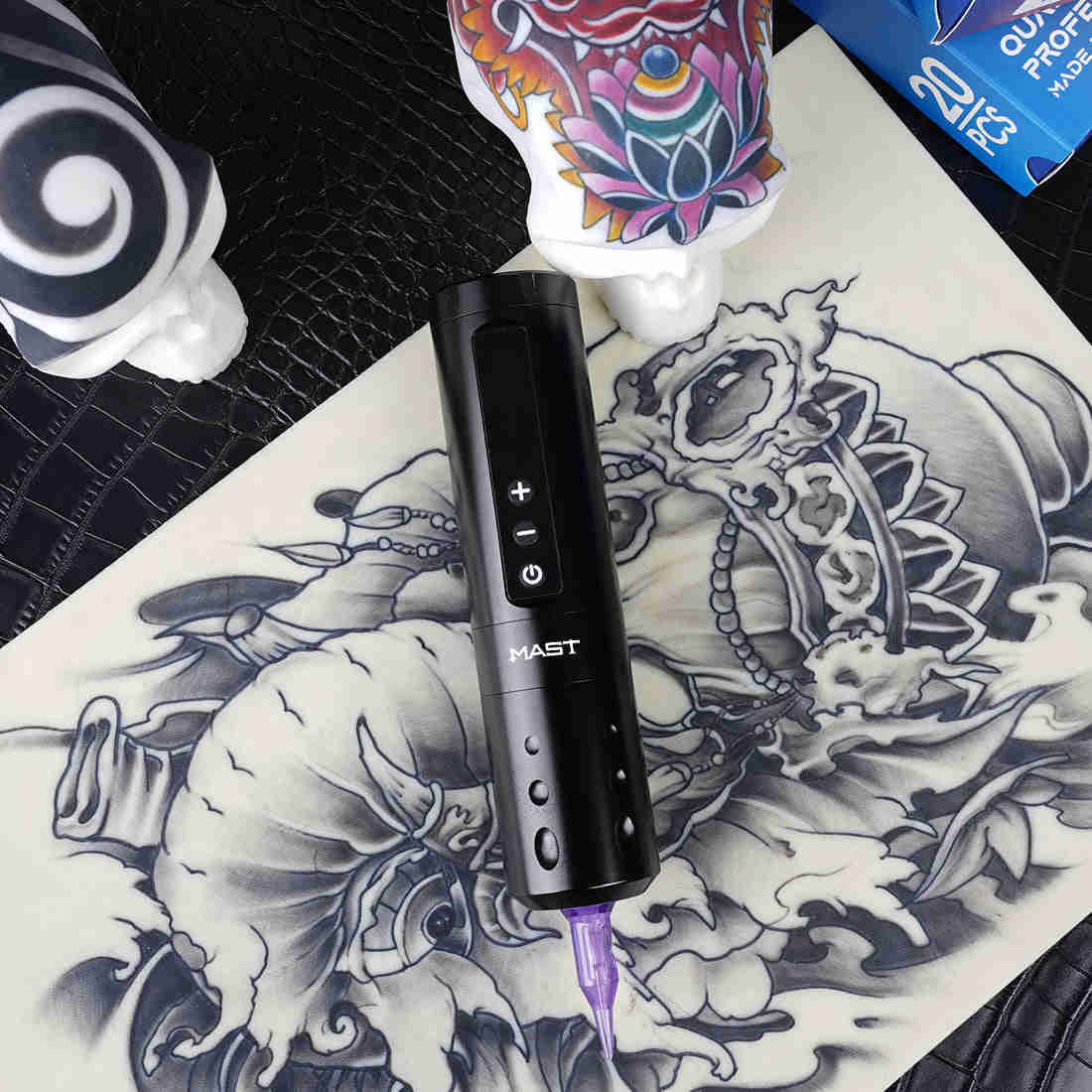 MAST A2 Wireless Tattoo Pen Machine Kit With 5000mAh Extra Large Battery Capacity
