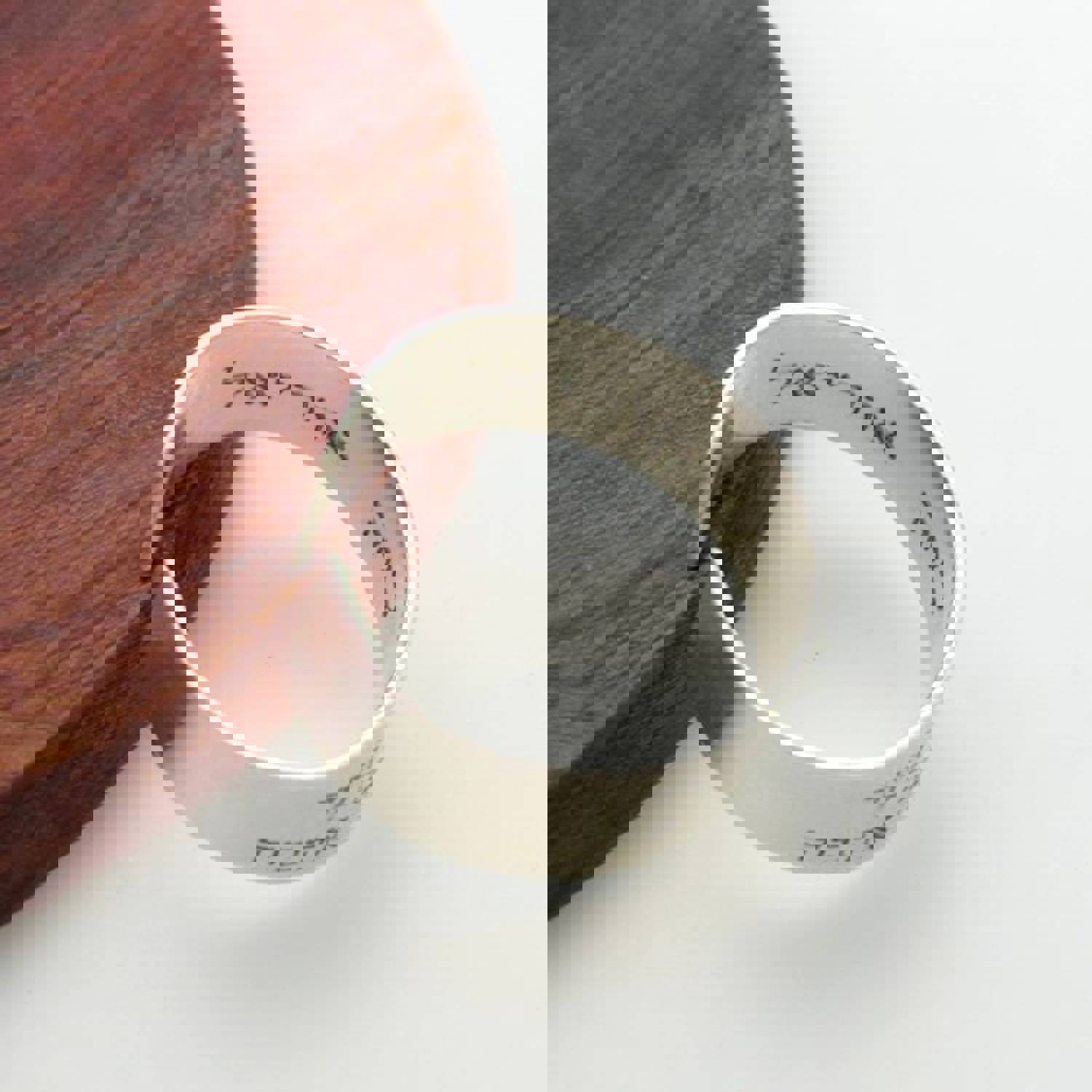 Ahavat Ring - Personalized Jewish Gift with Custom Engraving