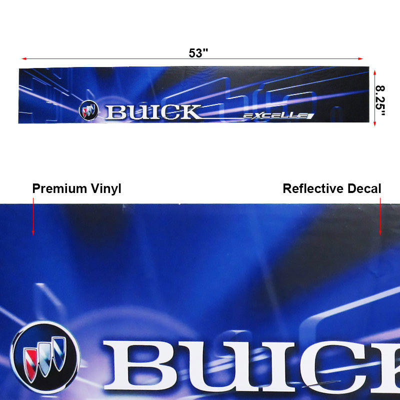 Premium BUICK Car Windshield Vinyl Banner Decal Sticker