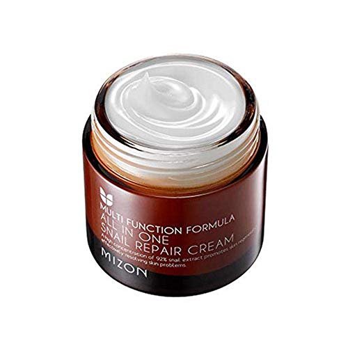 Mizon Snail Repair Cream - 2.53oz All-in-One Face Moisturizer with Snail Mucin Extract