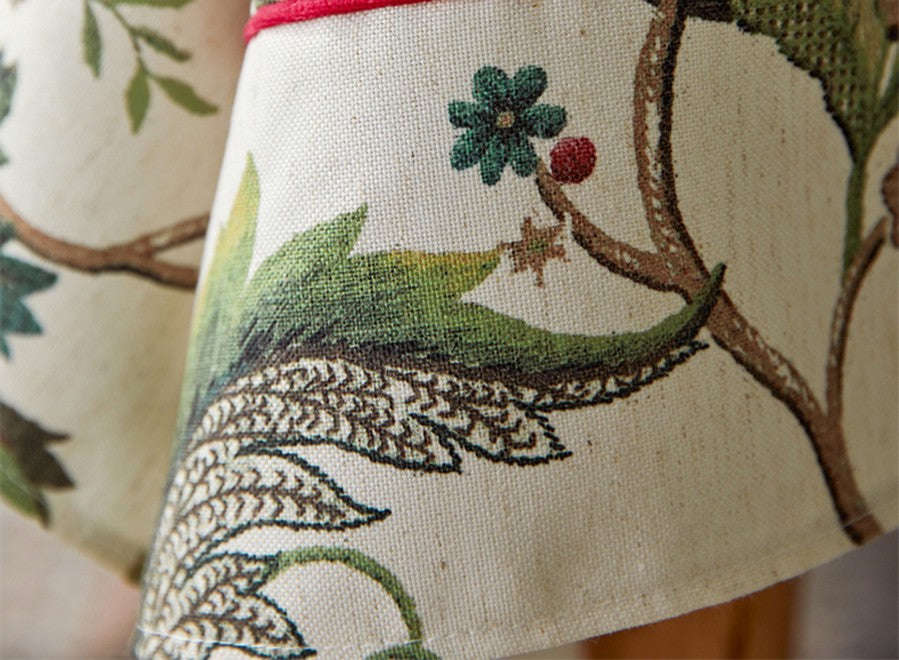 Rustic Garden Floral Tablecloth for Round and Rectangular Tables