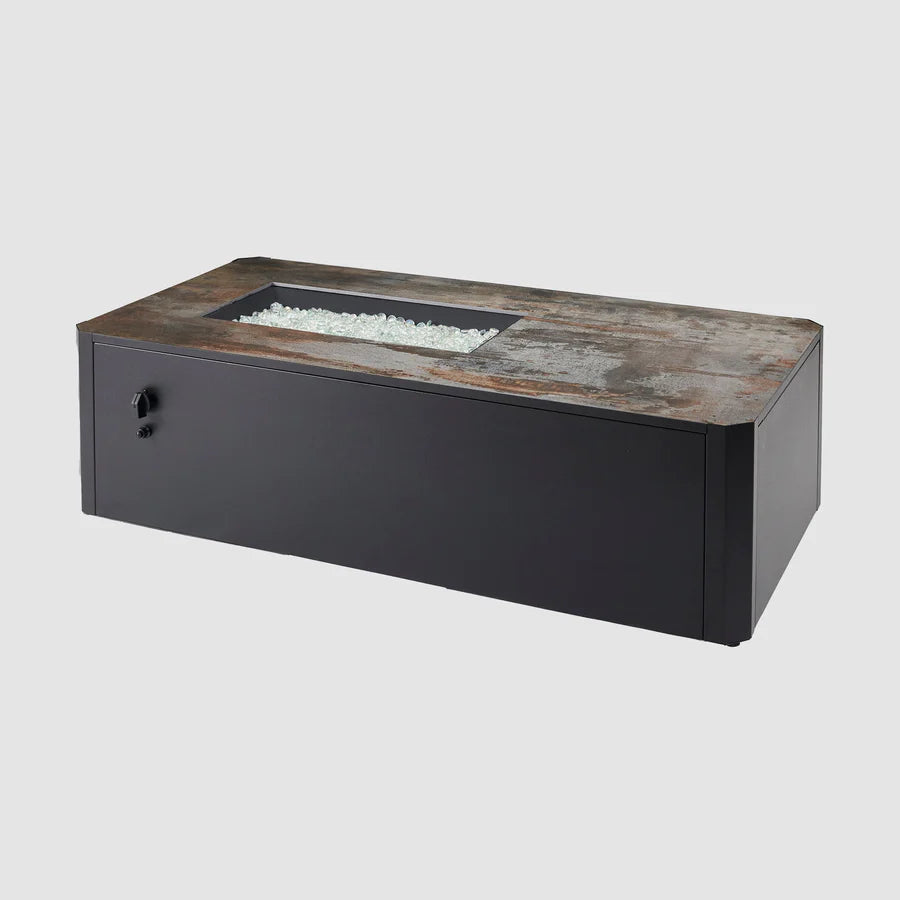Outdoor Greatroom Company Kinney Rectangular Gas Fire Pit Table