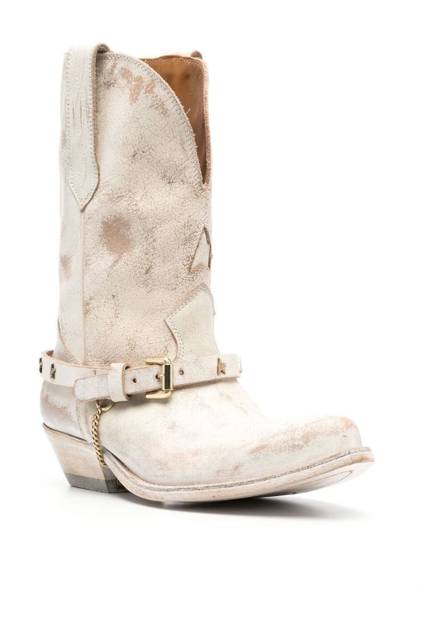 Golden Goose Low Wish Star Belt Boot