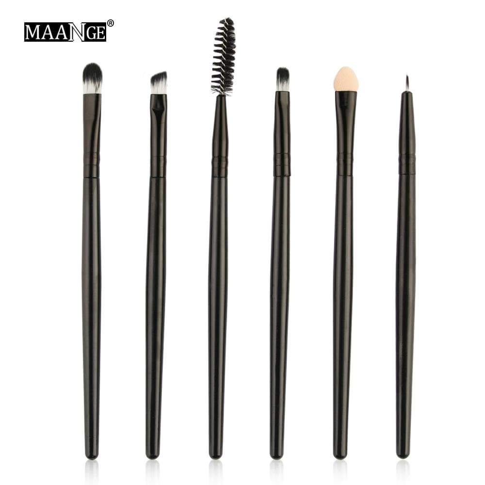 MAANGE Pro 15Pcs Makeup Brushes Set - Eye Shadow, Foundation, Powder, Eyeliner, Eyelash & Lip Makeup Brush Kit