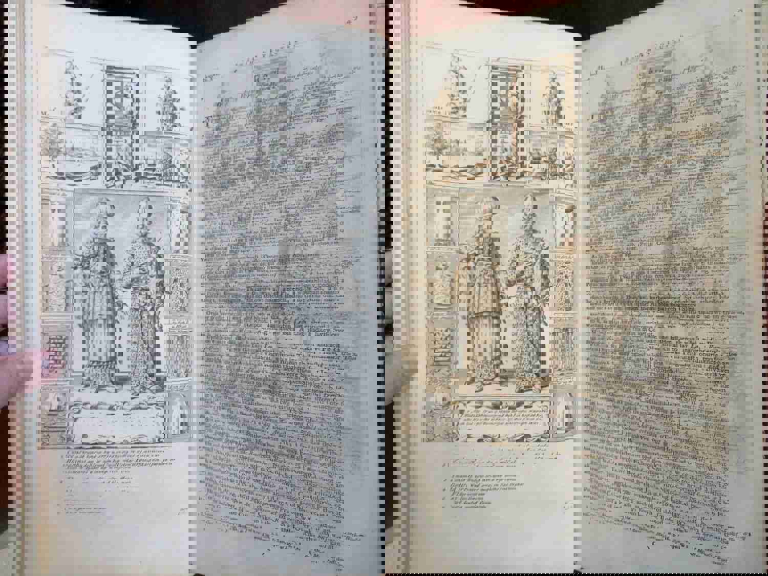 Flavius Josephus Works 1755 LEstrange Folio Book - Jewish History with Maps