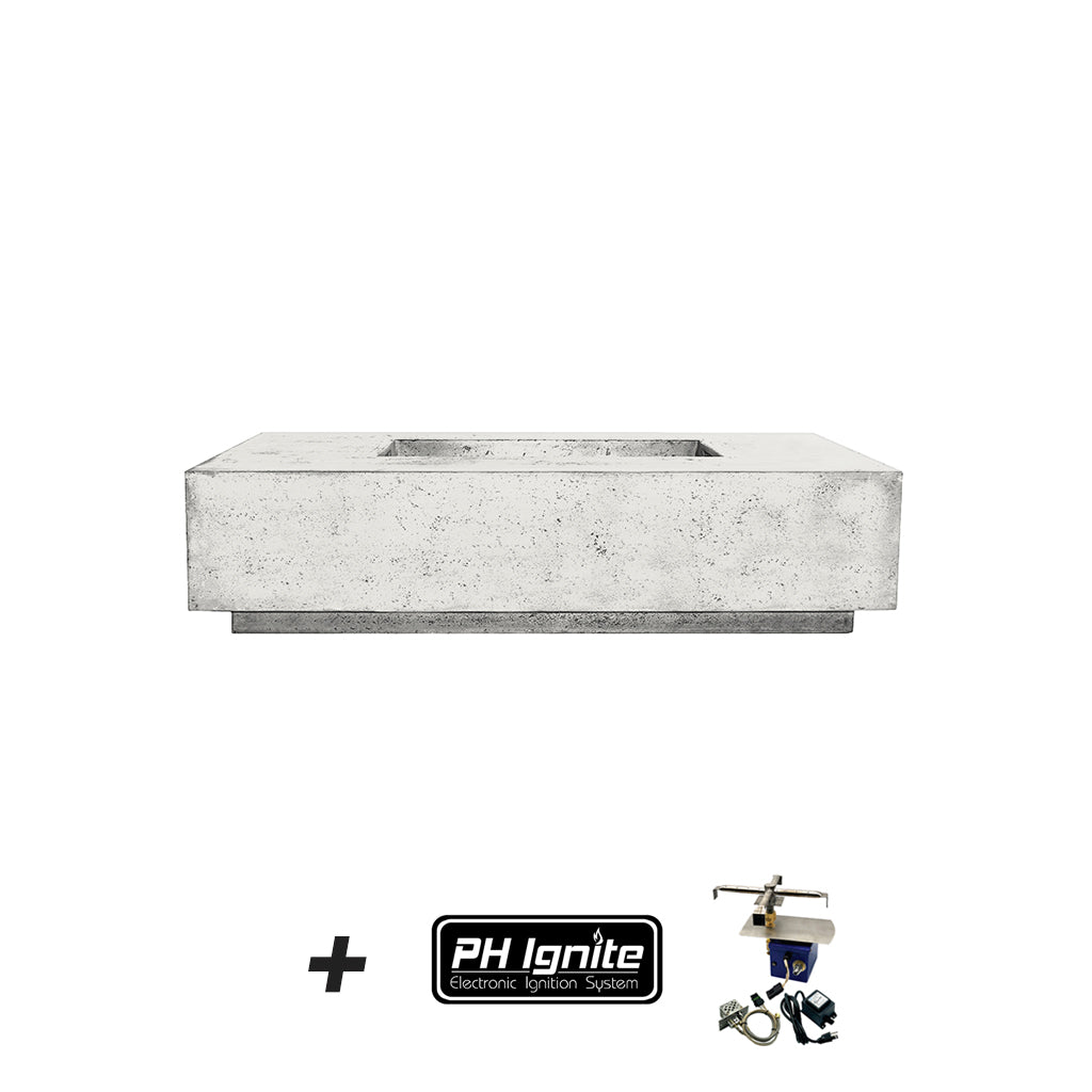 Tavola 4 Fire Table - Outdoor Gas Fire Pit with Lava Rocks