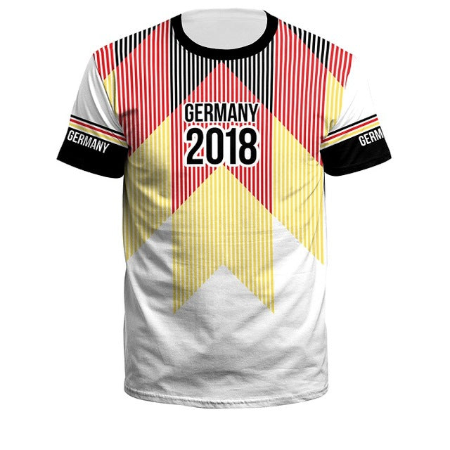 Summer Men/Women Croatia Football Jerseys 3D Printing Sport Tee Soccer Fitness Shirt