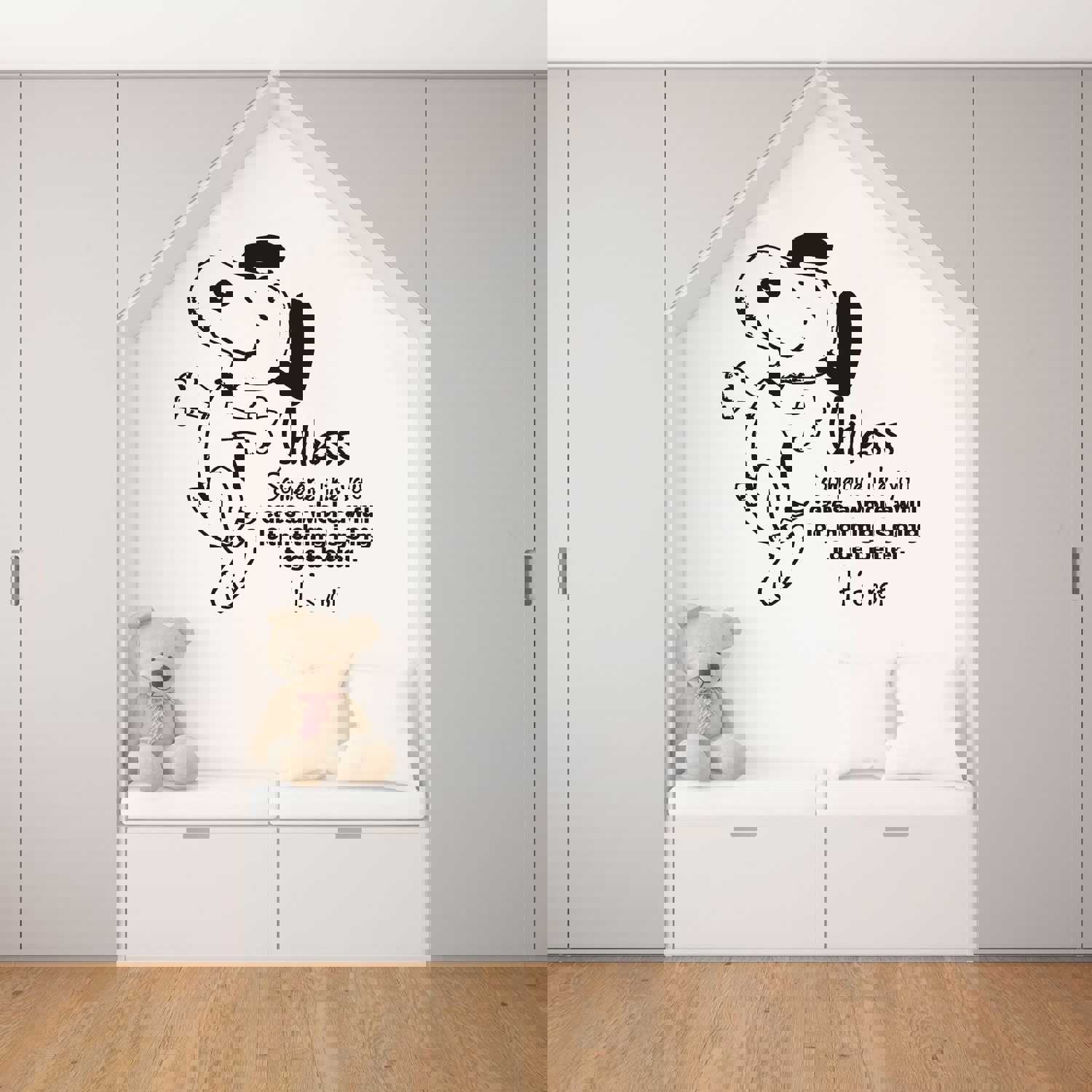 Snoopy Vinyl Wall Art Sticker Decal - Unless Someone Like You Cares A Whole Awful Lot