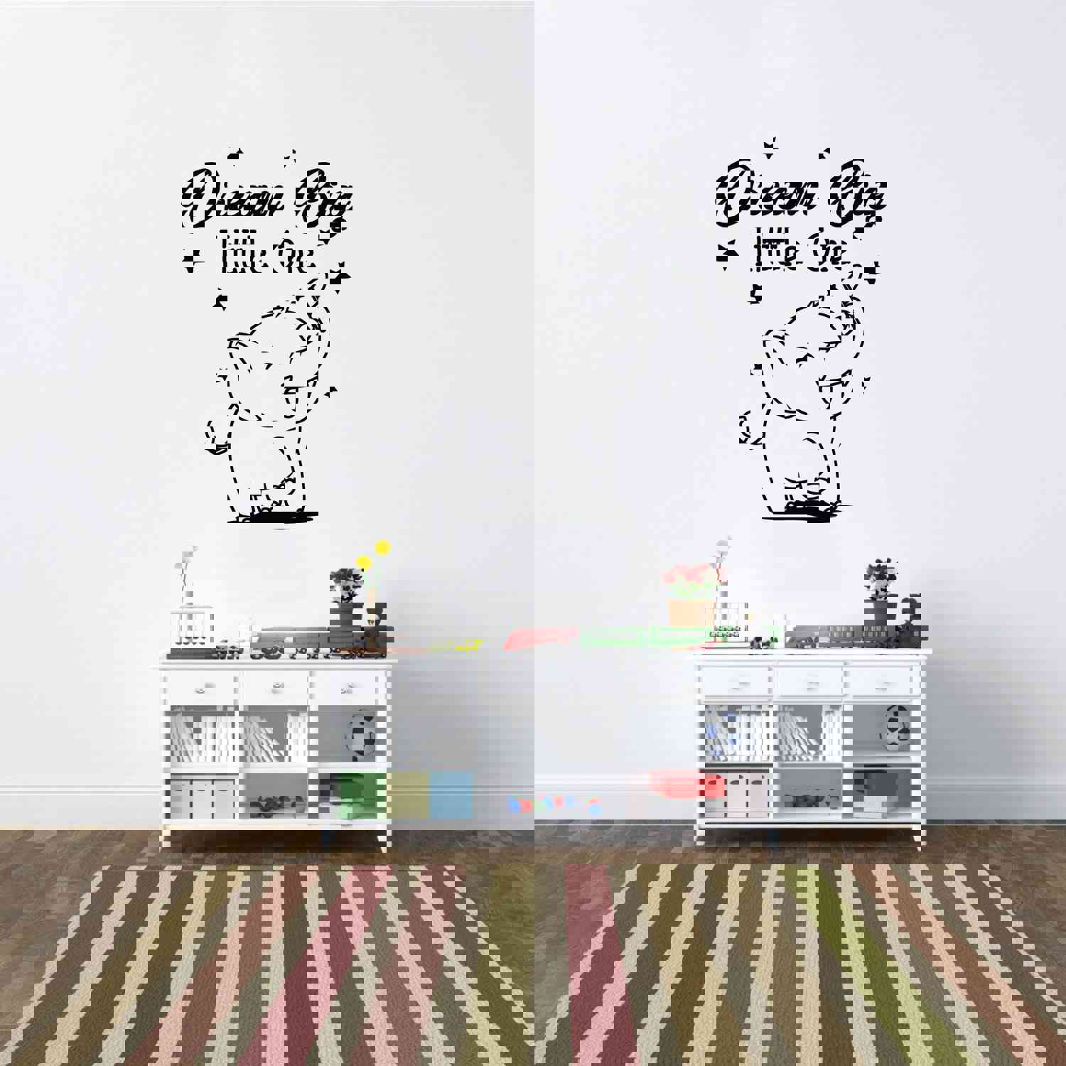 Inspirational Quote Vinyl Wall Sticker Decal - Dream Big Little One