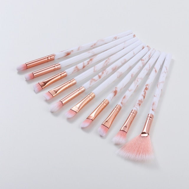 20/10/6 Pieces Makeup Brushes Set for Eye Shadow, Foundation, Powder, Eyeliner, Eyelash, and Lip Makeup