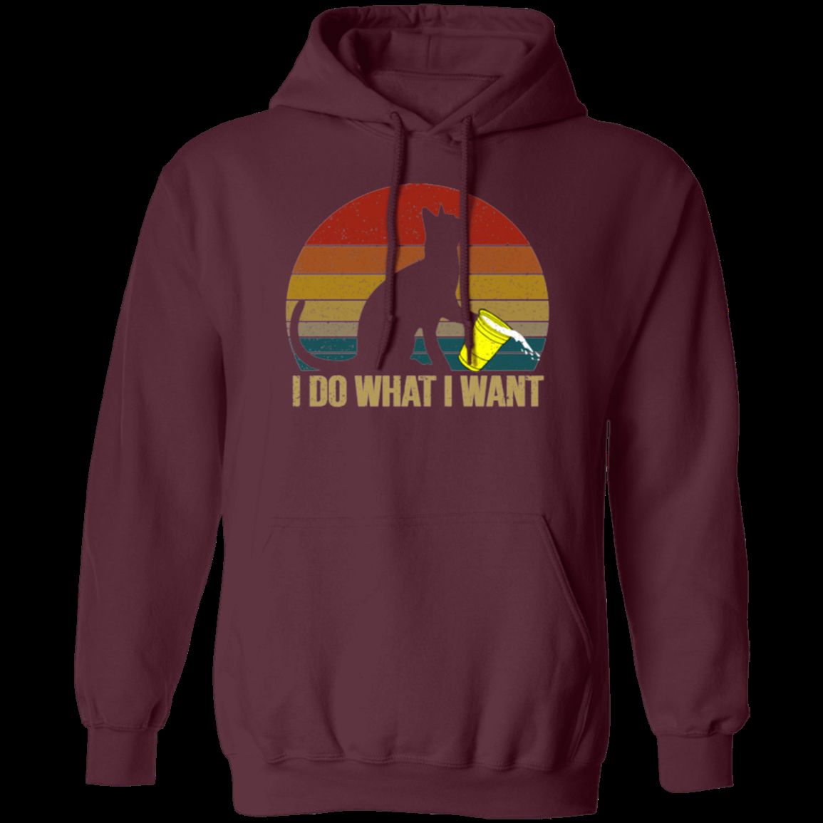 I DO WHAT I WANT Pullover Hoodie 8 oz.
