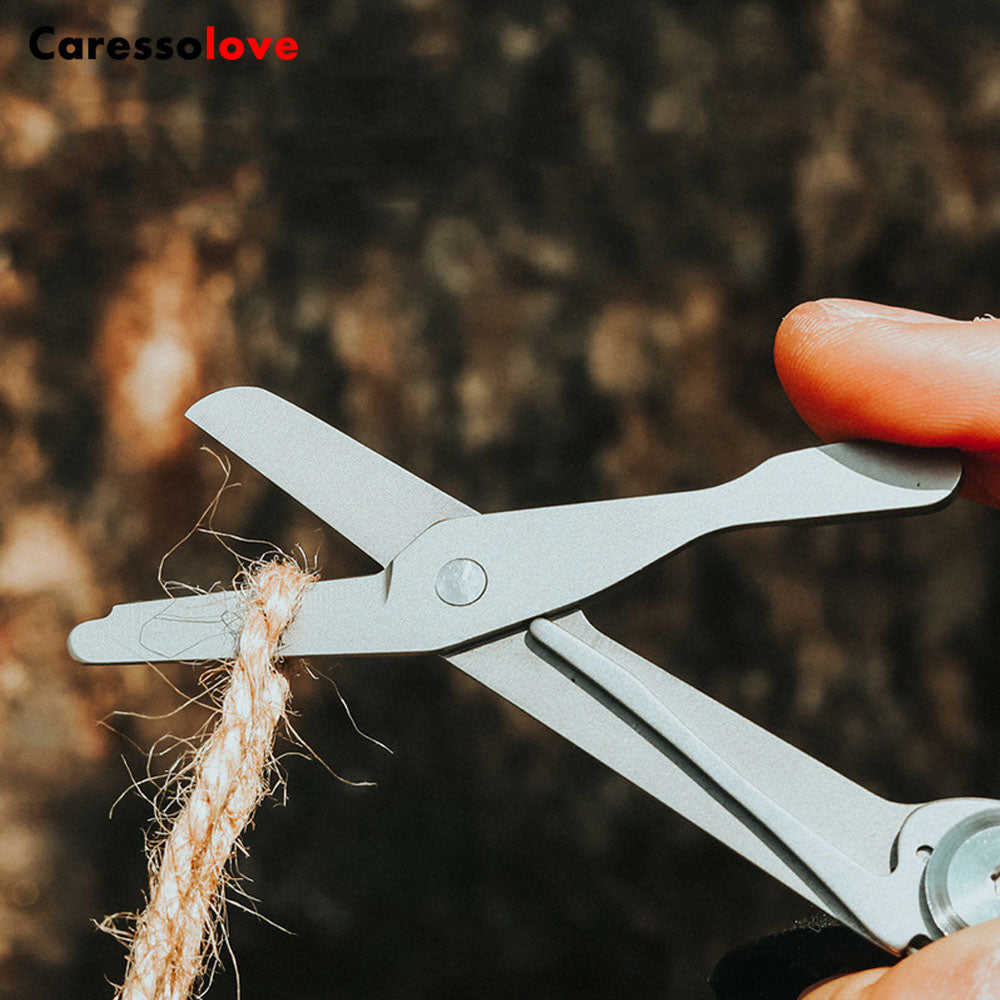 Caressolove 9-in-1 Multitool Pocket Knife With Clip - EDC Multi Tool for Outdoor Adventures