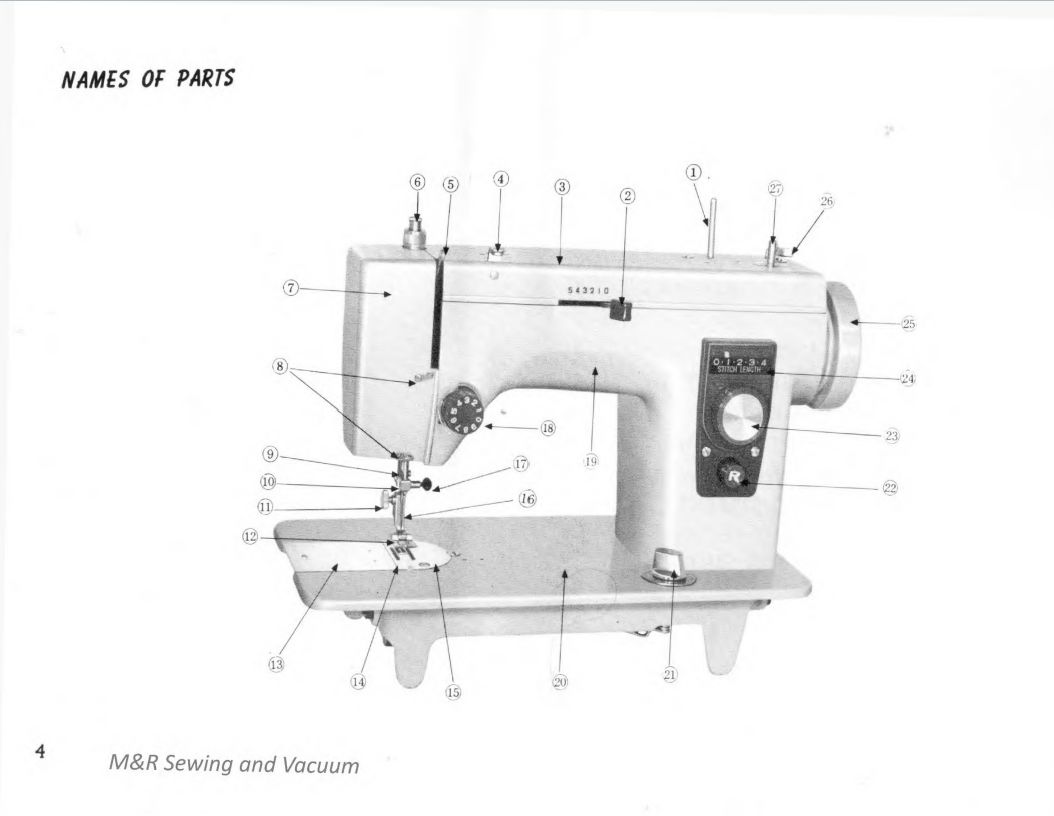 Instruction Manual for New Home/Janome 535 Sewing Machine