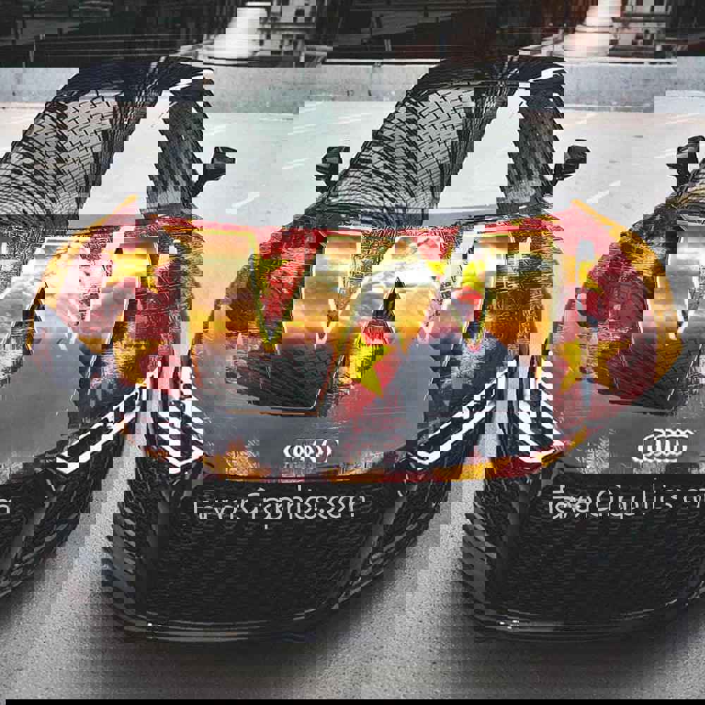 Washington Commanders Itasha Car Vinyl Hood Wrap Decal Sticker