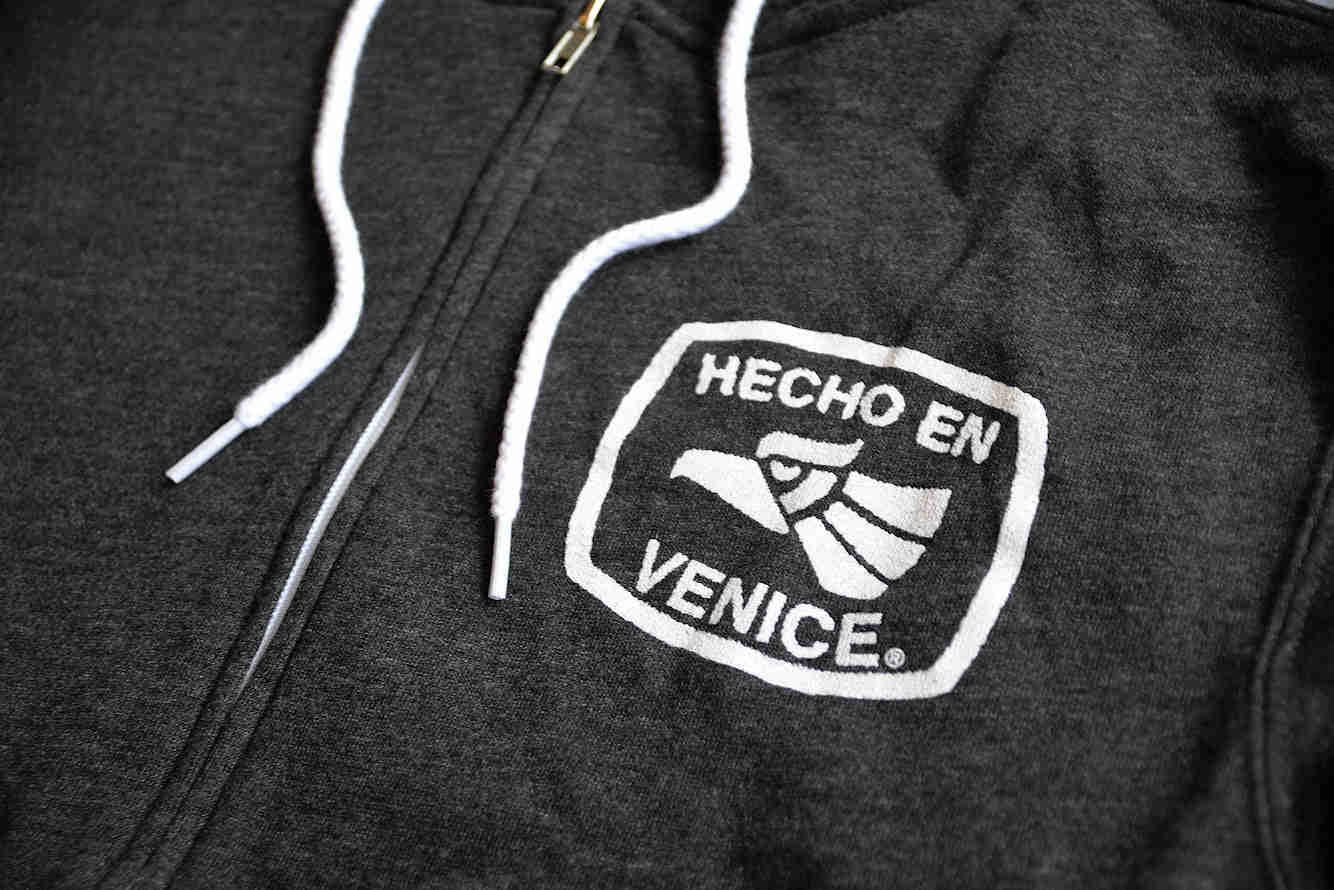 HECHO EN VENICE ZIP UP HOODIE