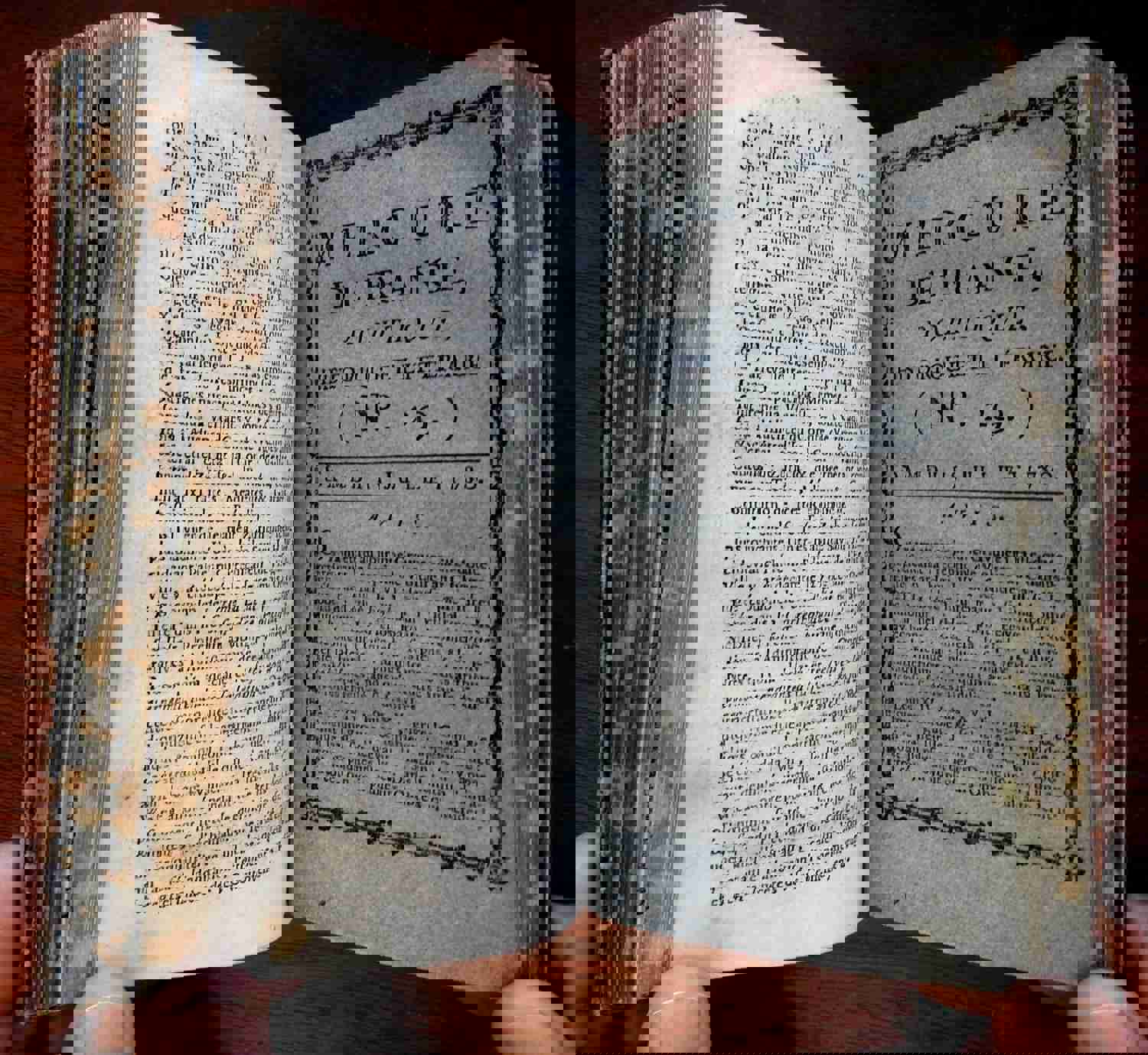 Mercure de France French 1780 American Revolution Political Events Book