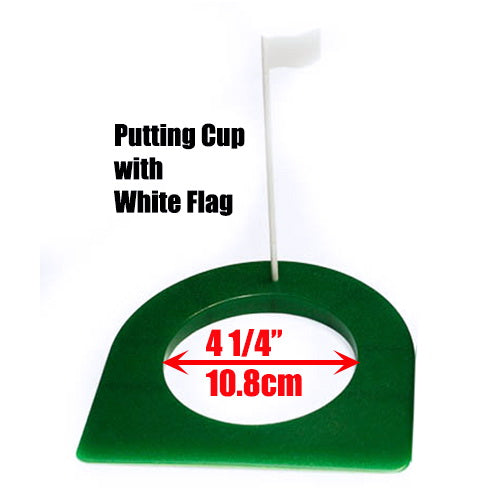A99 Golf Putting Cup with Flag - Indoor Putting Training Aid for Home Use