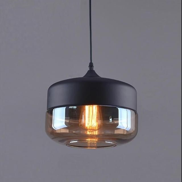MIRODEMI® Modern Loft Hanging Glass Pendant Lamp for Kitchen, Restaurant, Bar, Living Room, Bedroom