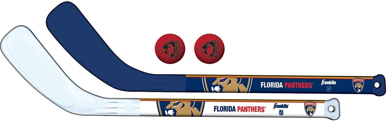 Franklin Sports NHL Team Mini Hockey 2 Piece Stick Set for Kids