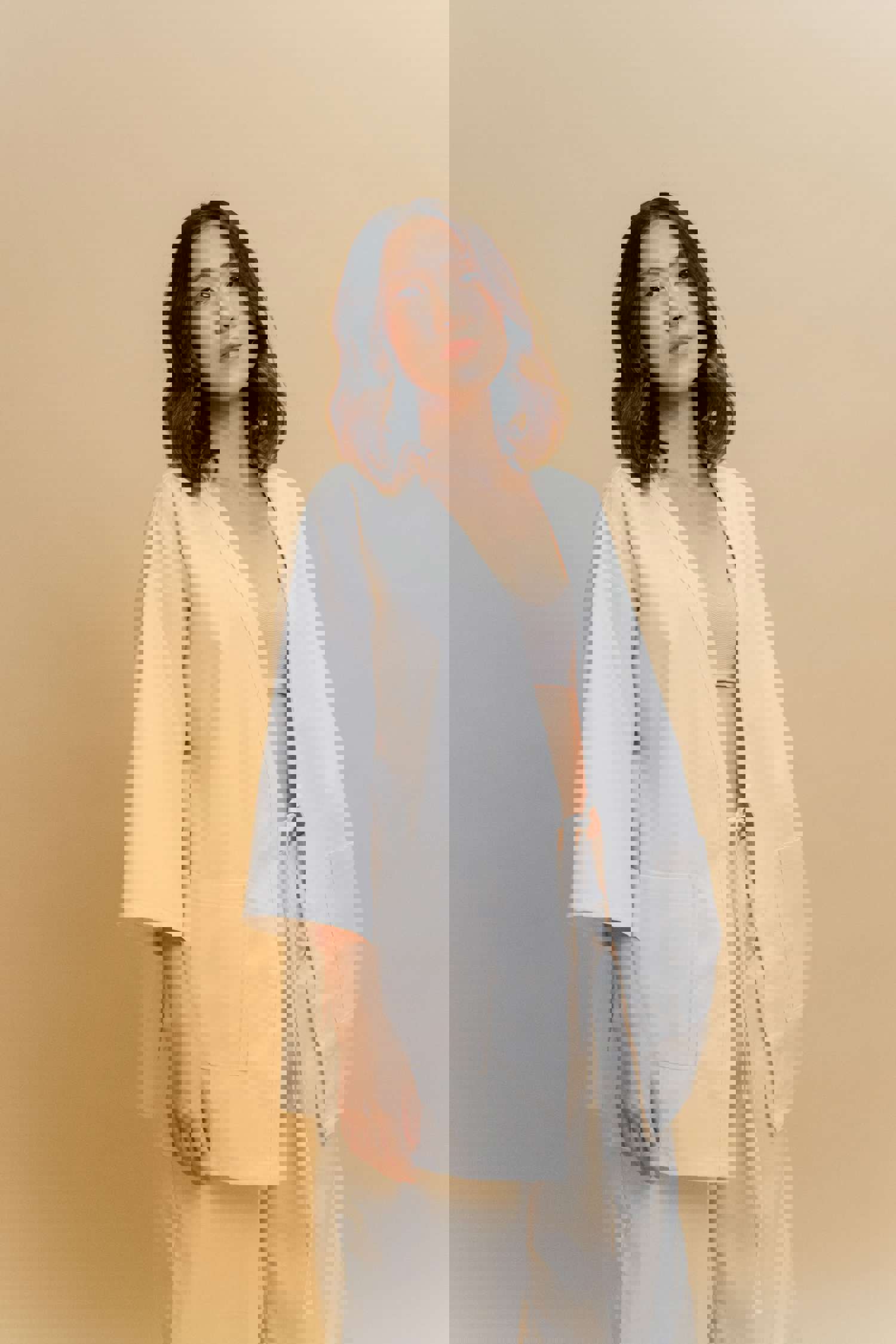 SAKURA Kimono Jacket - 100% Organic Cotton Relaxed Fit