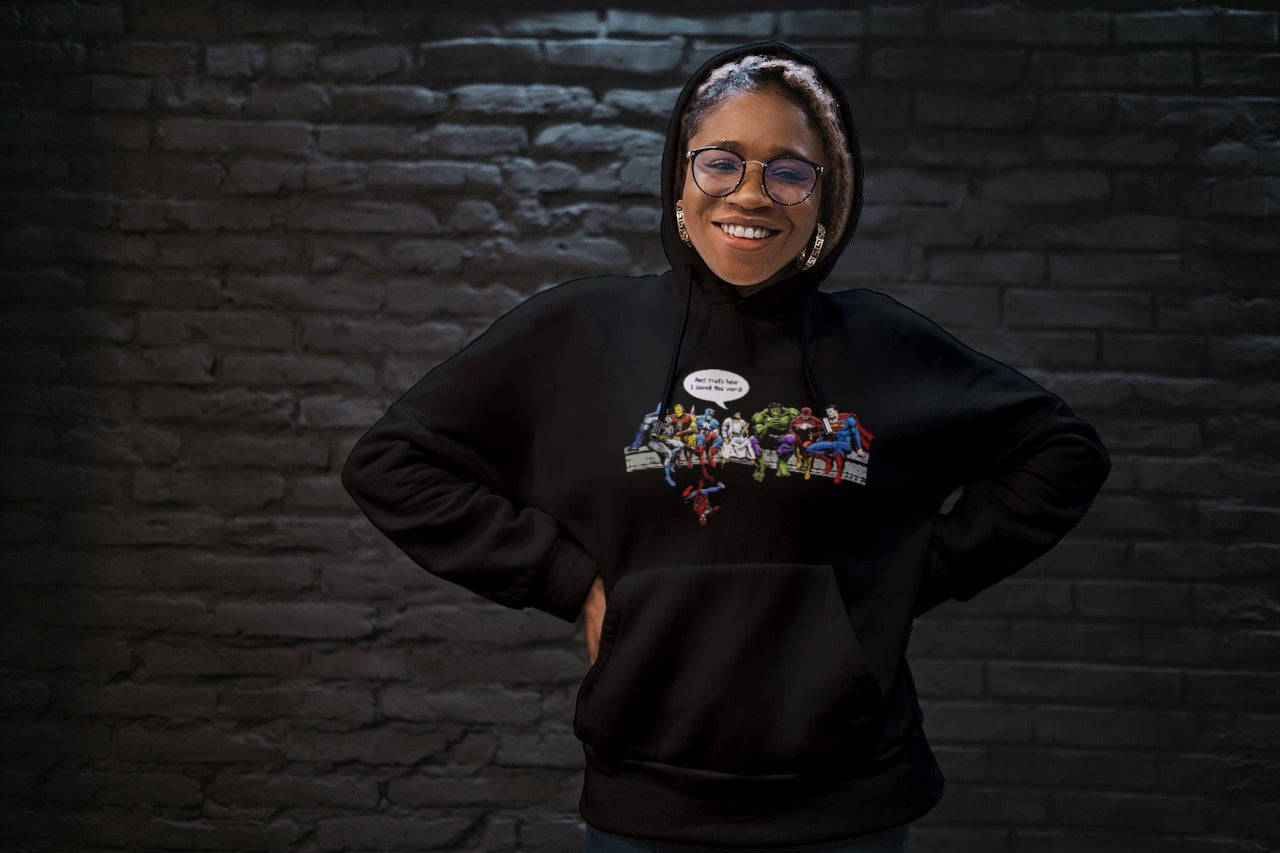 And Thats How I Saved The World Hoodie - Superhero Style with a Spiritual Twist